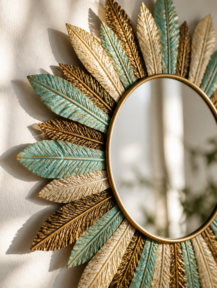 Aurelio mirror catching light